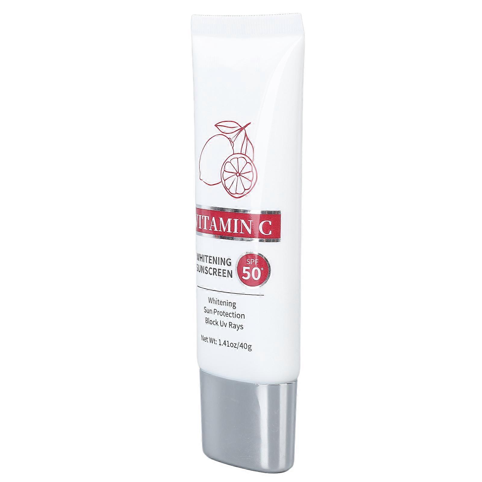 Sunblock SPF50 Sunscreen Vitamin C Face Sun Cream Safe UV Resistant Whitening 40g