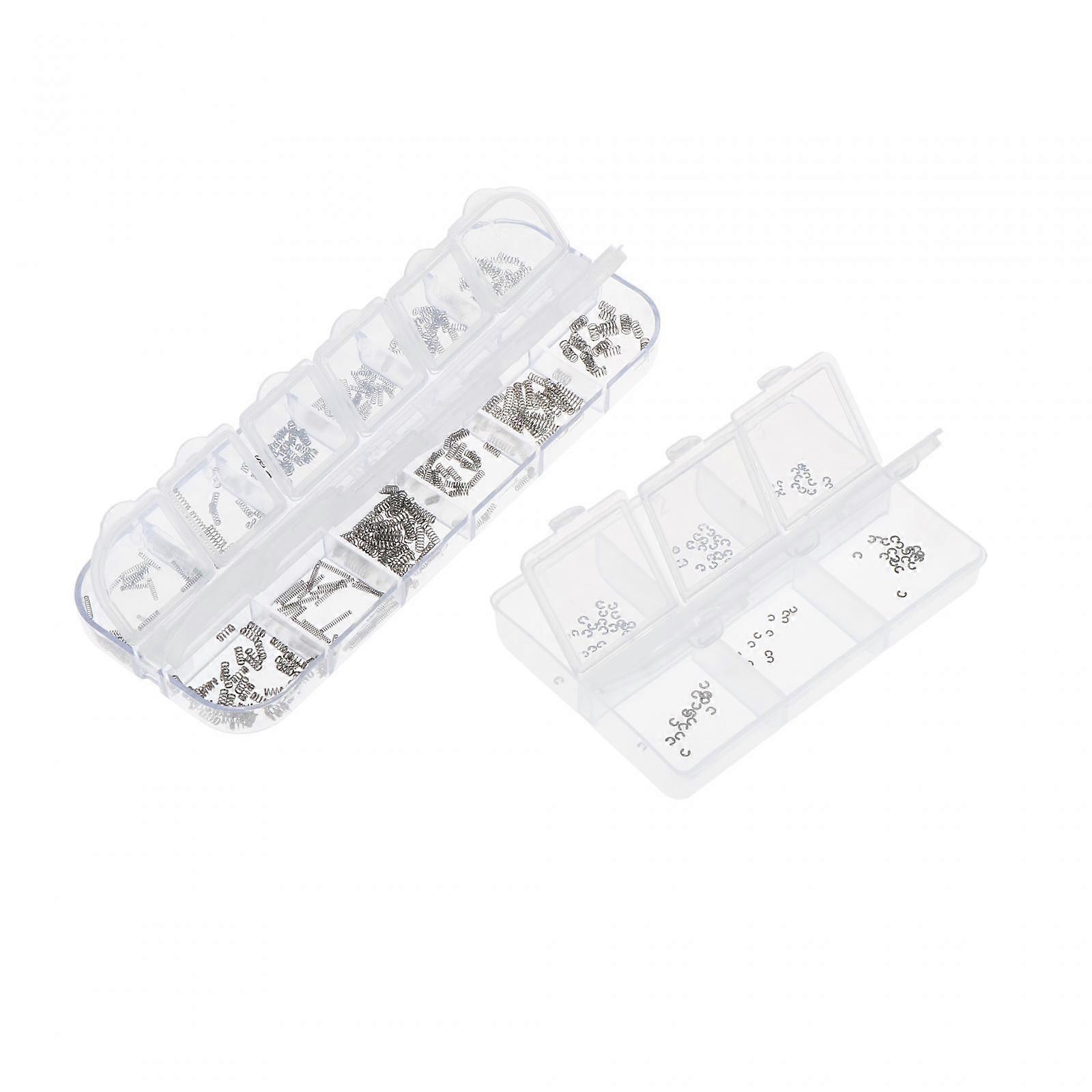 Watch Bezel Inner Case Button Spring with Box Lightweight Watch Button Spring