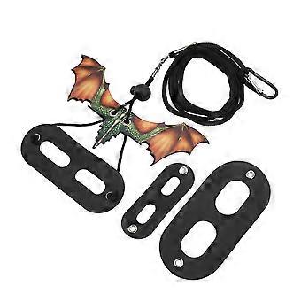 Small Reptile Harness Soft Adjustable Leash for Bearded Dragons Hamsters and Lizards Orange