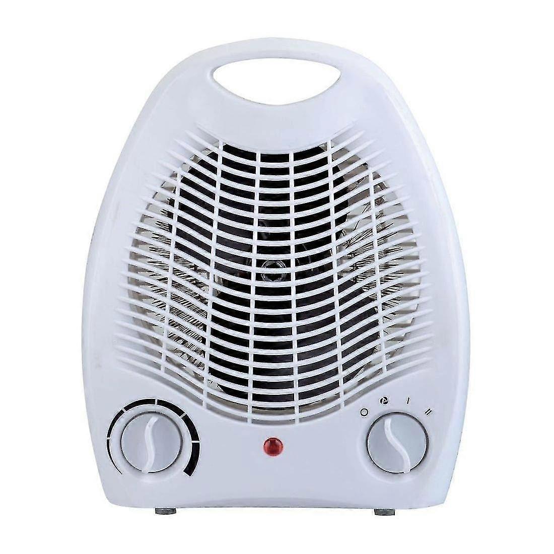 Riscaldatore elettrico ausiliario 2000w Bagno ideale Funzione calore e ventola Fan Heater Temperature Regulator Maniglia per un facile trasporto