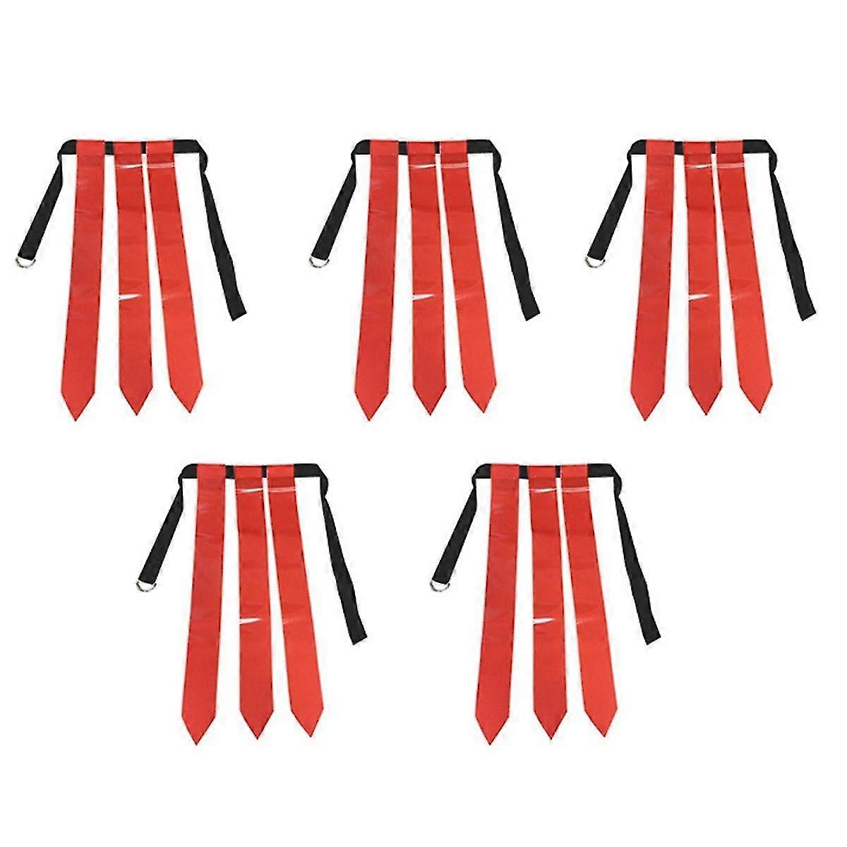 Red Flag Football Belt Youth Touchdown Game Capture The Flag Streamer Waist Flag