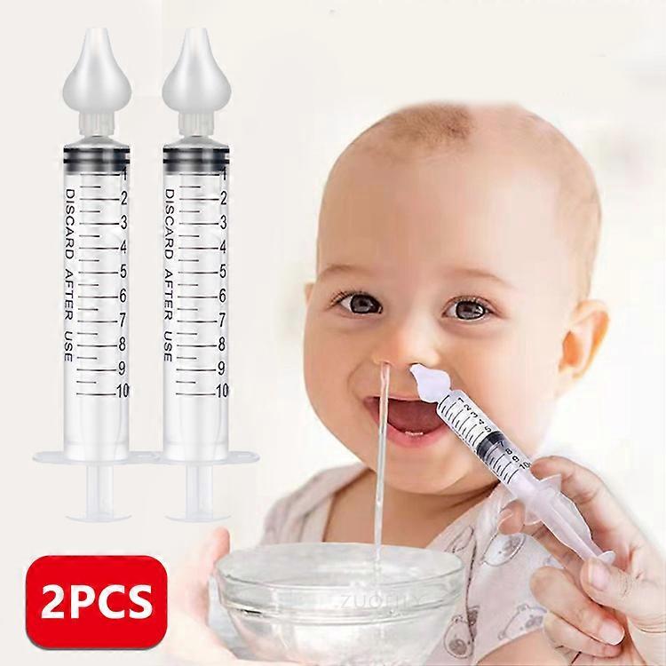 Baby Nasal Aspirator, Baby Nasal Irrigator Spädbarn Näsrengörare Sköljanordning med Rengörbar och Återanvändbar Silikon Nasal Suction Tip