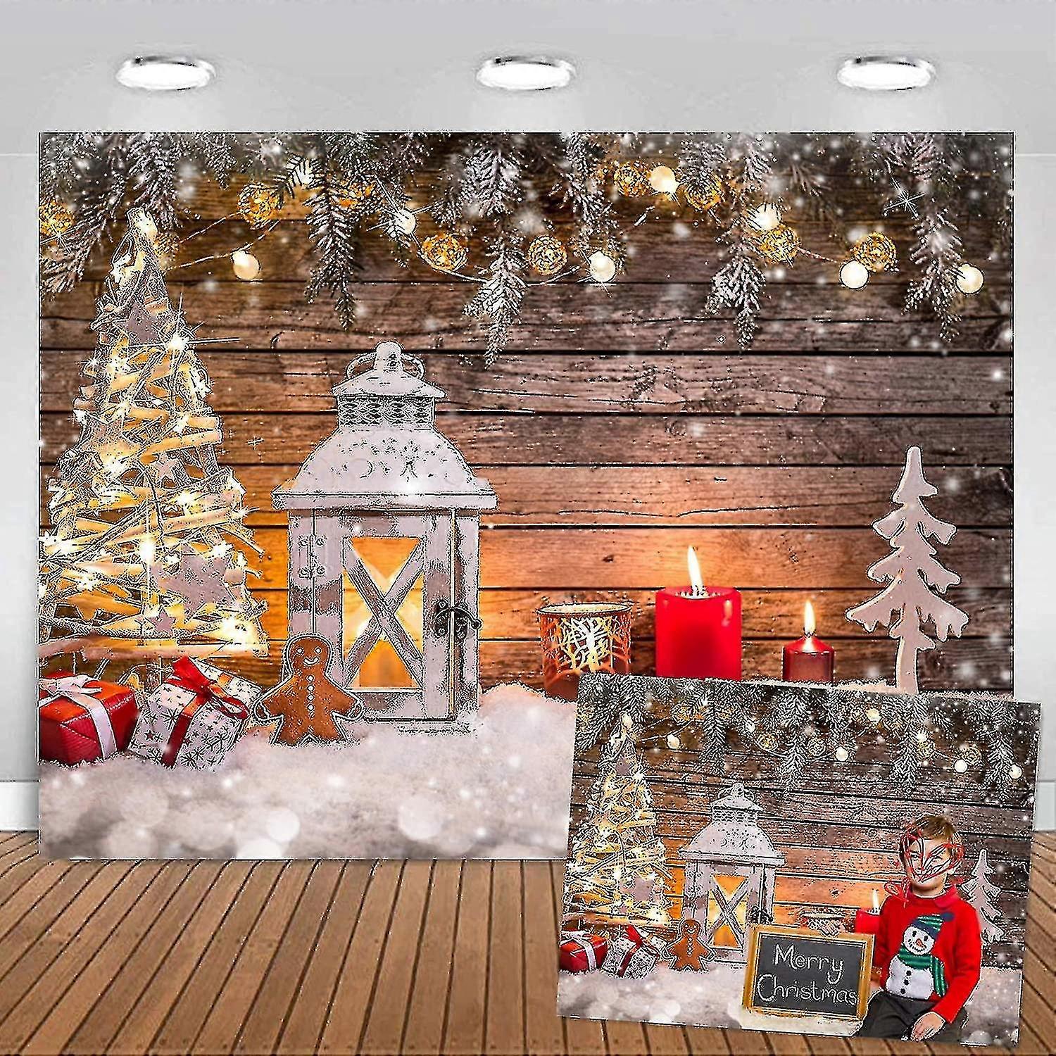 200 * 150cmクリスマス写真背景ビニールクリスマスツリーオーナメント写真背景生まれ写真背景家族のお祝いクリスマス