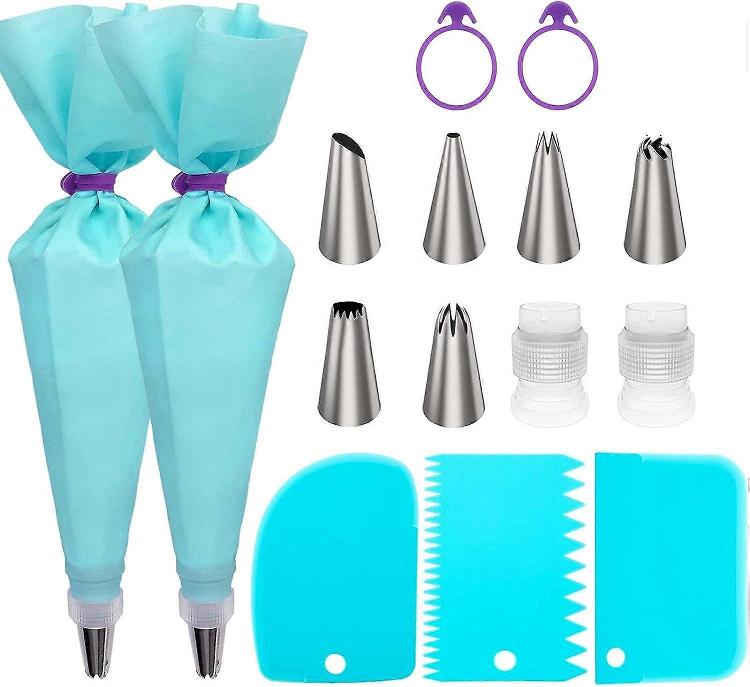 Baking Cake Decoration Supplies - Decorating Bag and Tips Set