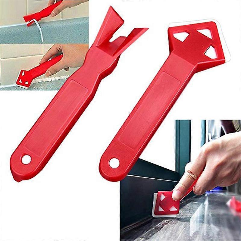2Pcs Mini Handmade Tools Scraper Utility Practical Floor Cleaner Tile Cleaner Surface Glue Residual Spatula Glue Shovel Tools