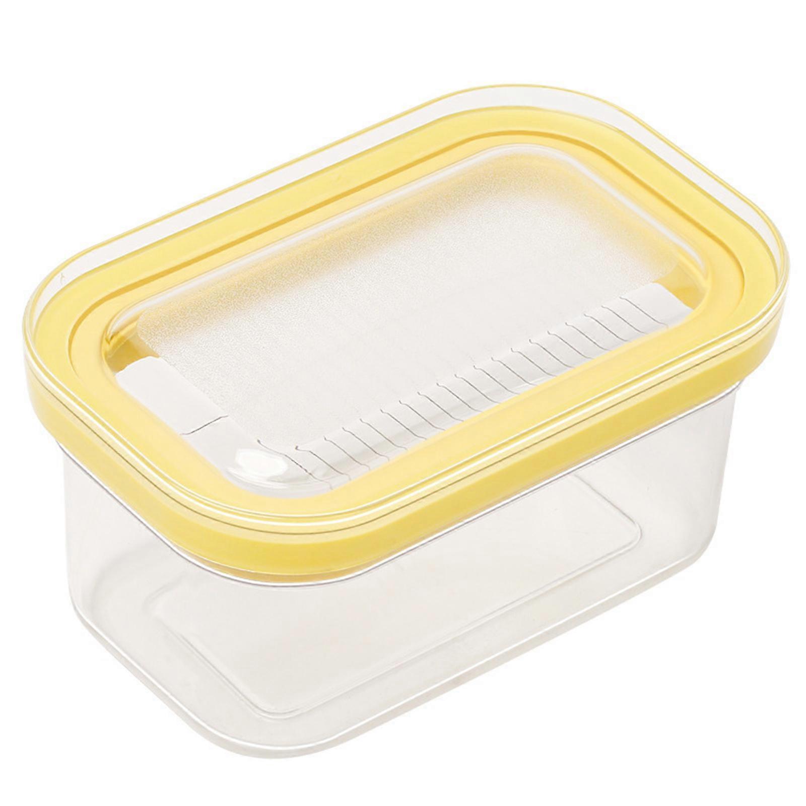 Smør Slicer Cutter rustfritt stål, Butter Cutter Slicer Stick Butter Cutter Container, 100% ny