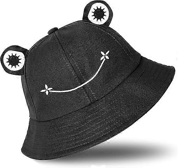 vikbar bred brätte söt groda hink hatt fiskare strand solhatt för utomhussporter