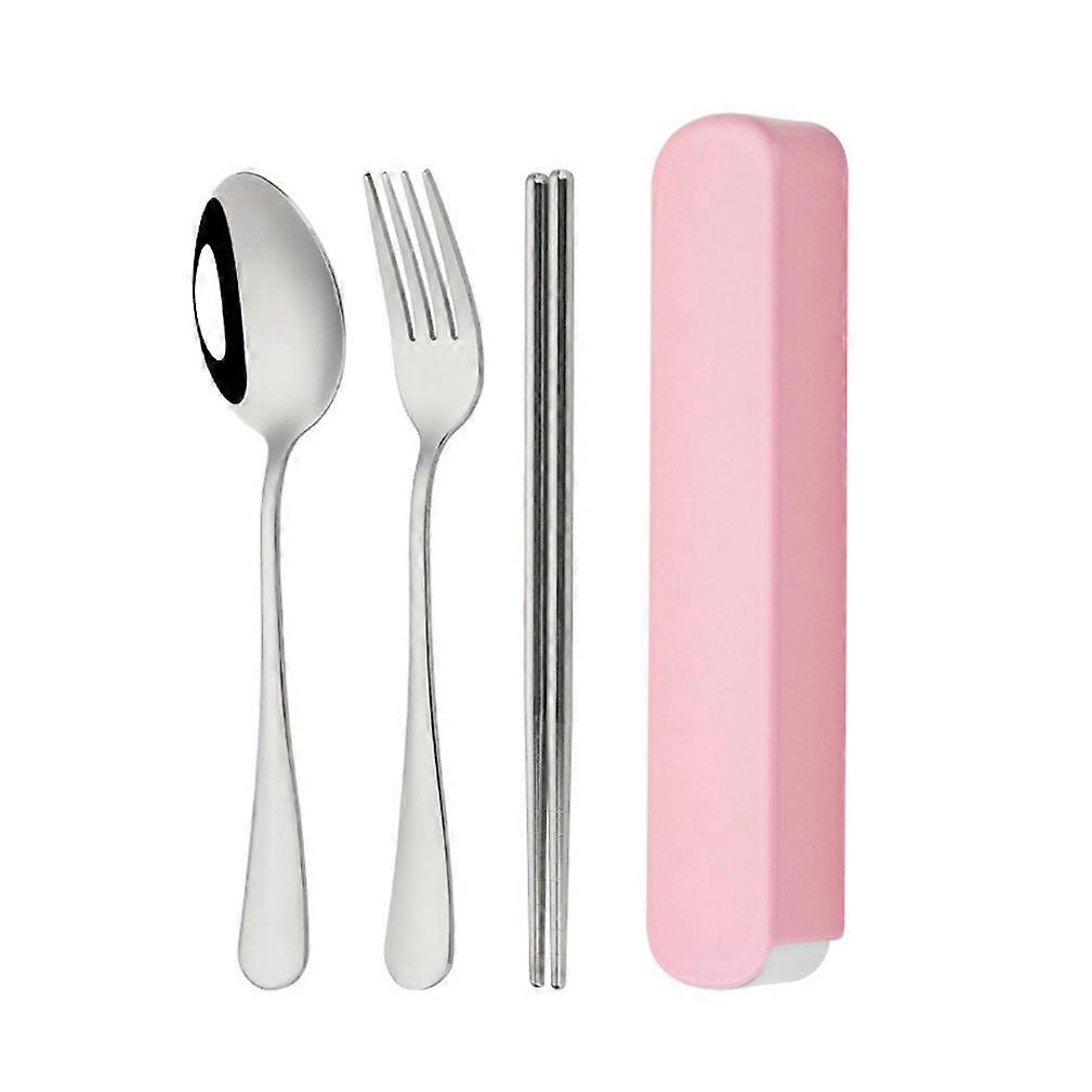 3pcs Cutlery Set Tableware Tableware Fork Knife Chopsticks Stainless Steel