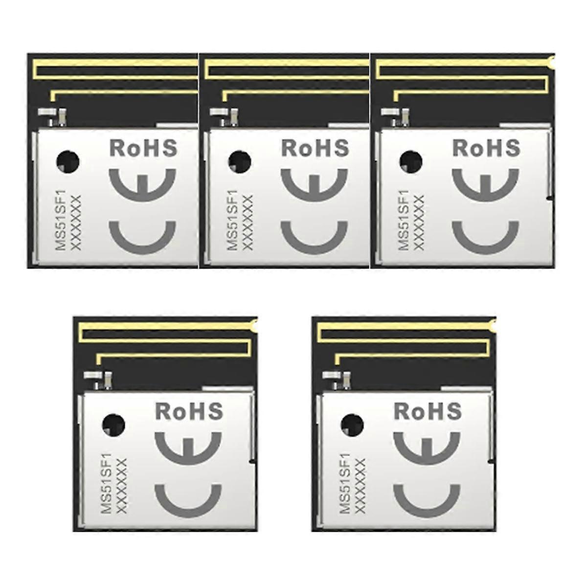 5 PCS Unique Minuscule Bluetooth Module Basse Consommation Bluetooth 5.2 MS51SF11 NRF52833 PCB Antenne Respectueux de l’environnement