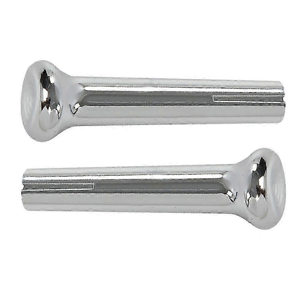 2pcs Cars Silver Chrome Door Side Lock Knobs IN6728Z For Buick For Chevrolet For Pontiac For Oldsmobile 1971-1988 Easy To Use