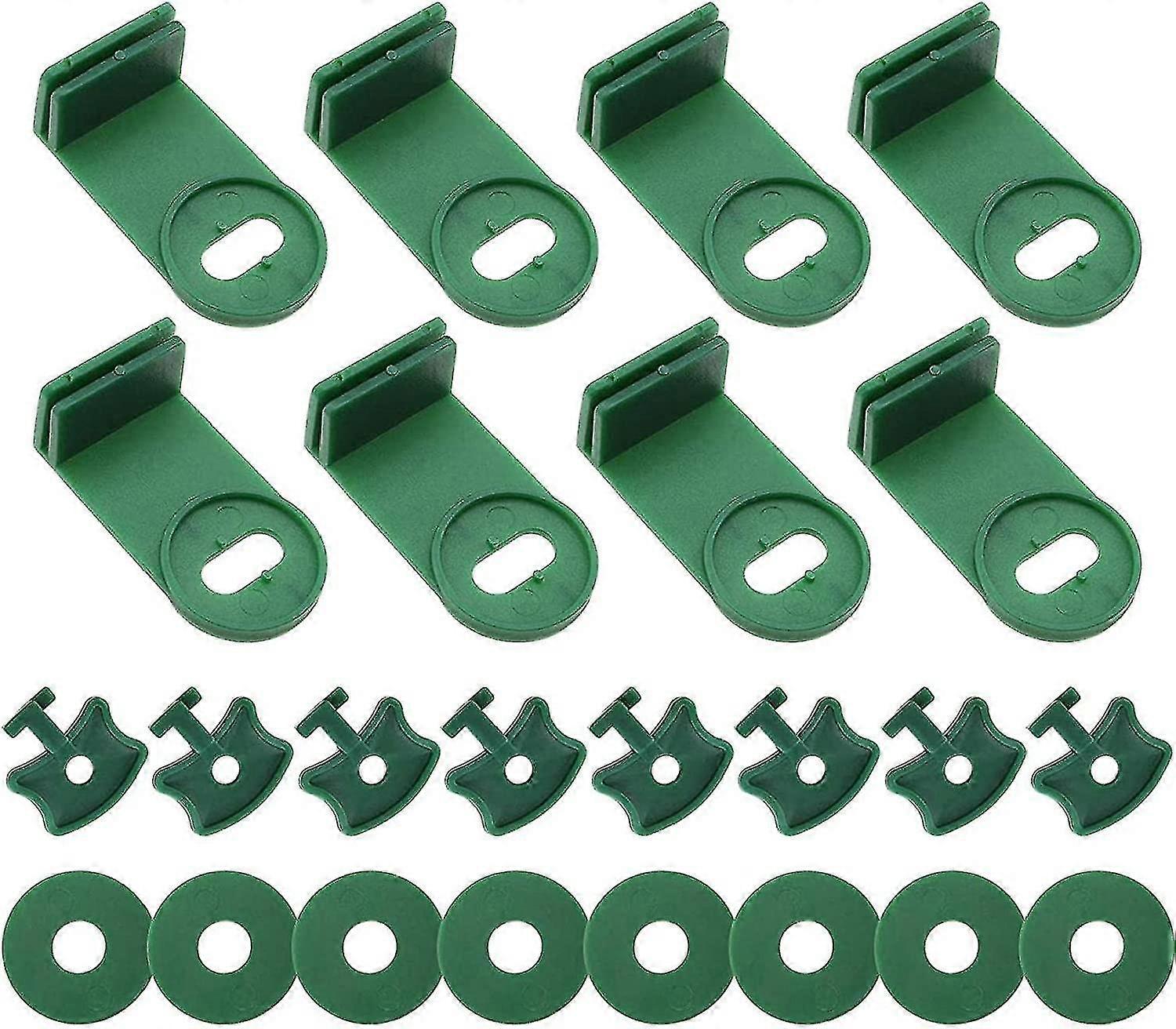 Greenhouse Corner Bracket Clips For Bubble Wrap Sunshade Netting Insulation Shading Fixation With Washers Greenhouses Plant Germination Equipment A