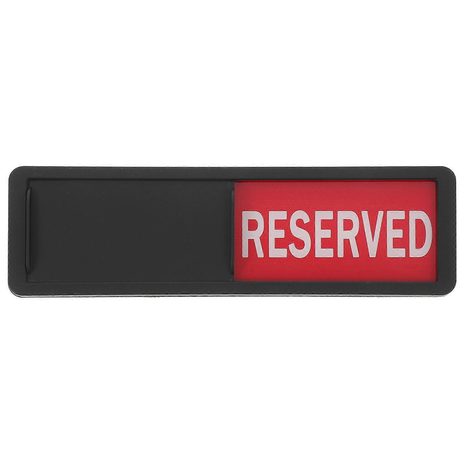 1 Set Office Status Display Sign Slider Door Sign Available Reserved Display Sign Slider Sign for Office Sign