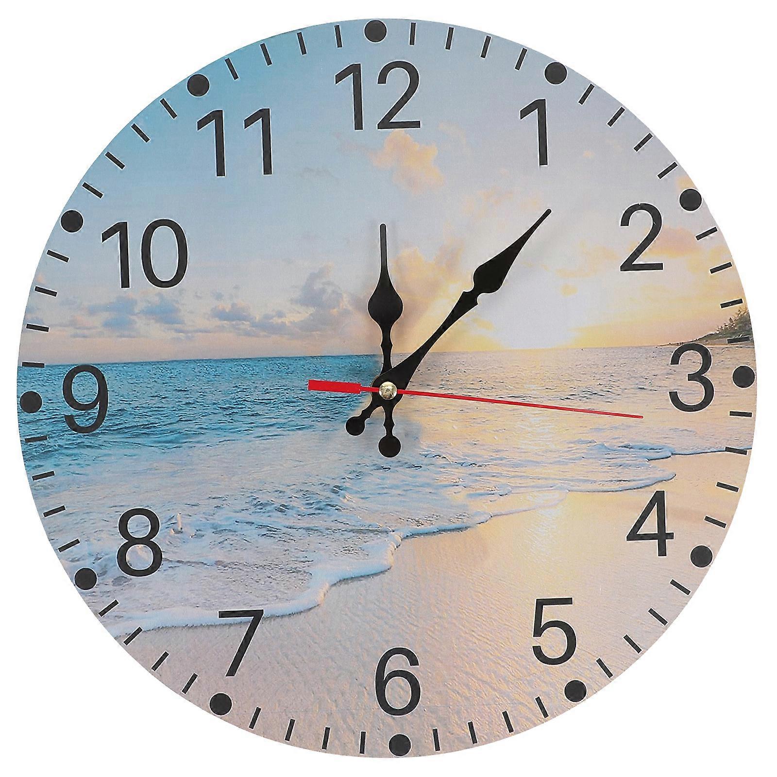 Horloge murale décorative silencieuse pour la maison
