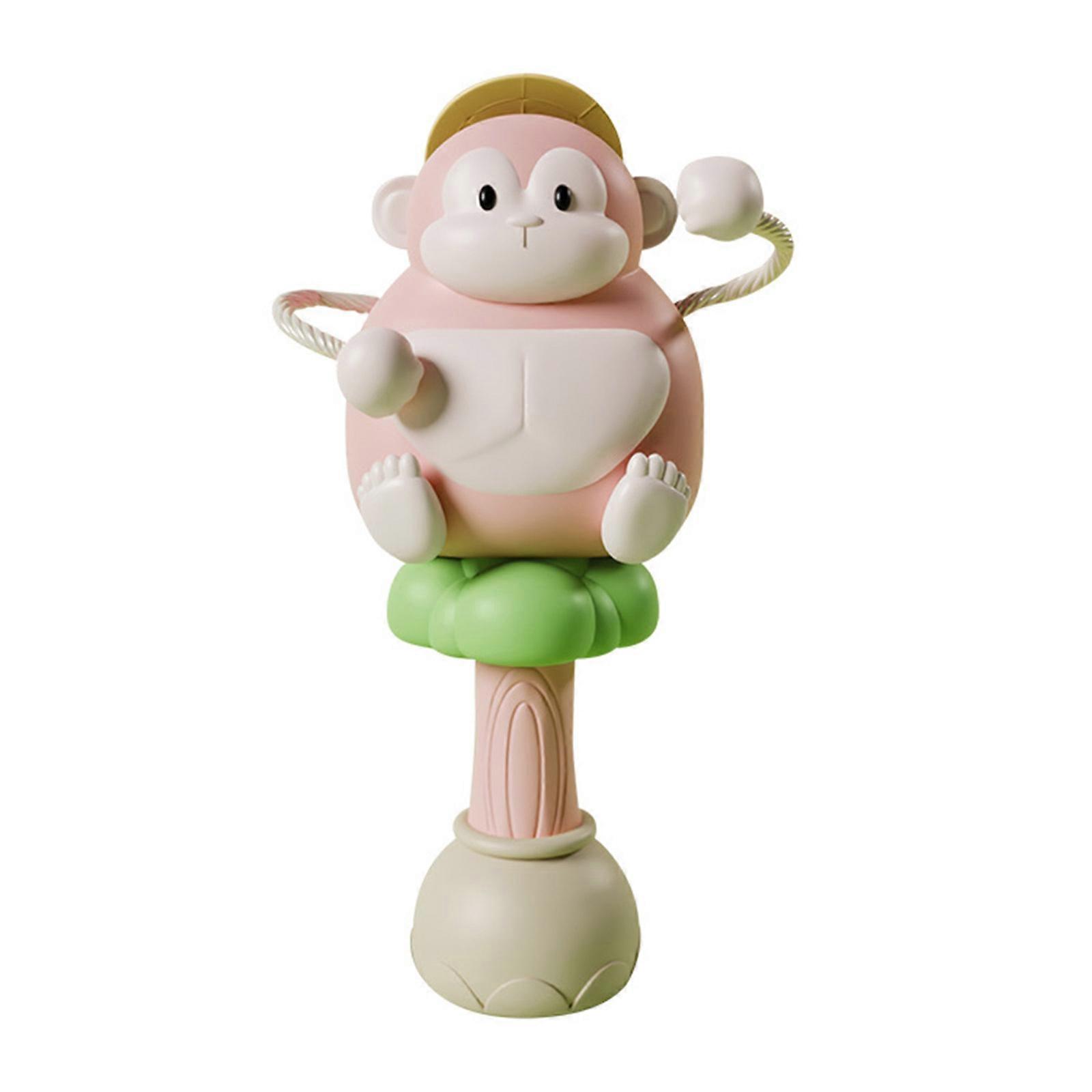 Infant Puzzle Toy Bed/Stroller Handheld Rattle Handmade Plastic Music Rattle