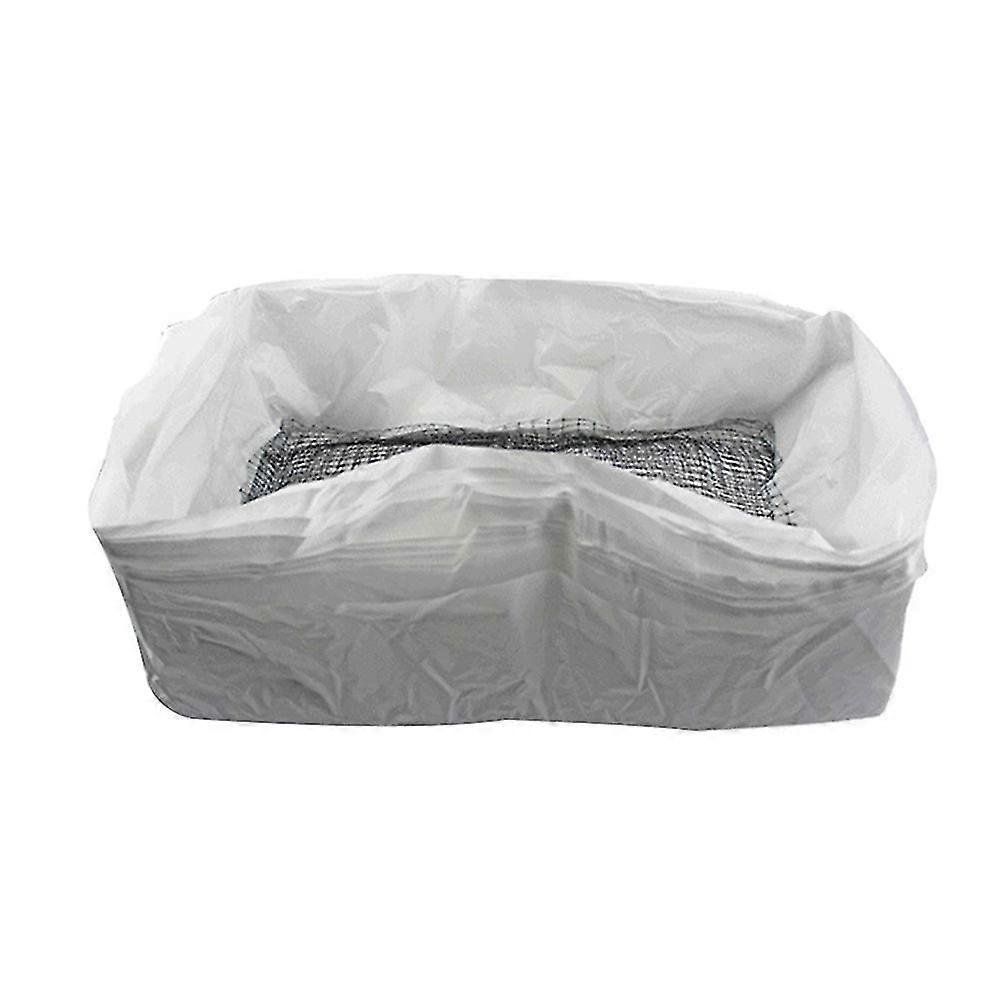 10 Pcs Reusable Cat Feces Filter Net Cats Sifting Litter Tray Liners Elastic Litter Box Liners