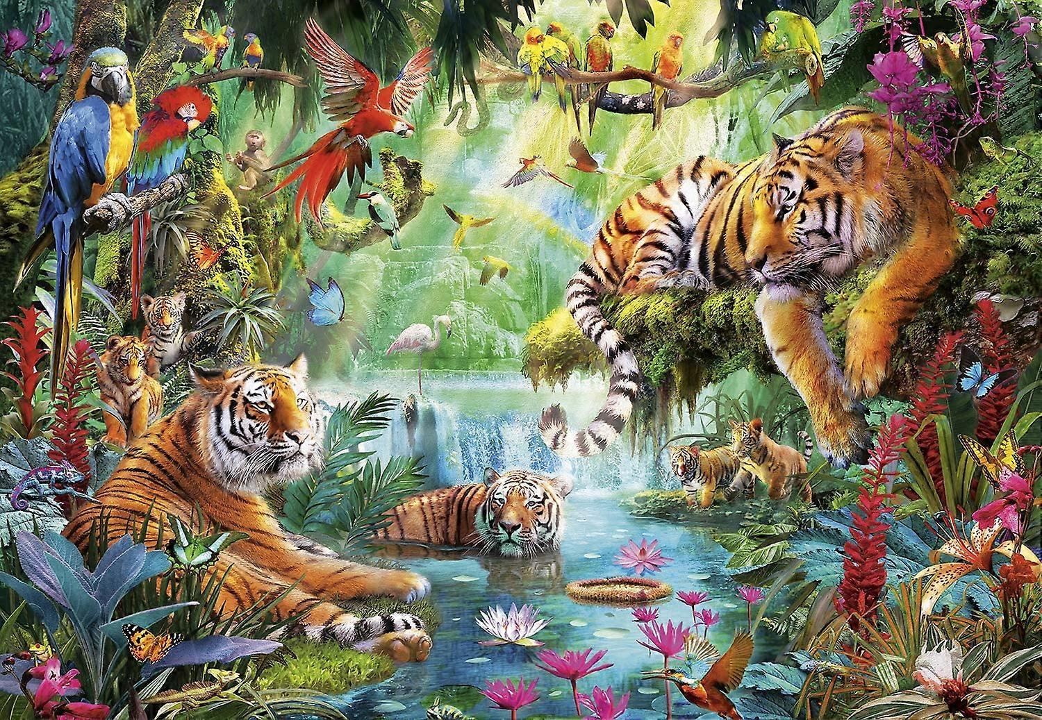 Tiger Lagoon - 500-teiliges Puzzle