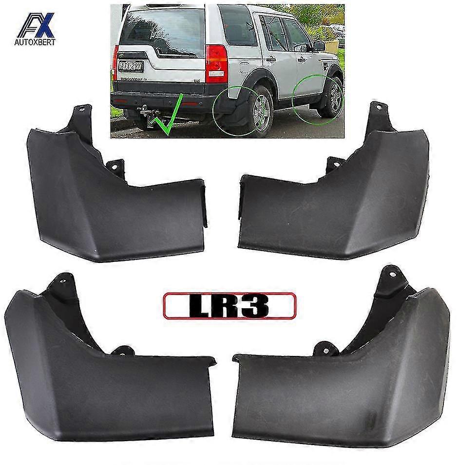 Set Mudflaps Mud Flap Front Rear Accessories For Land Rover Discovery 3 2004 2005 2006-2008 Lr3 Splash Guards Mudguards Fender