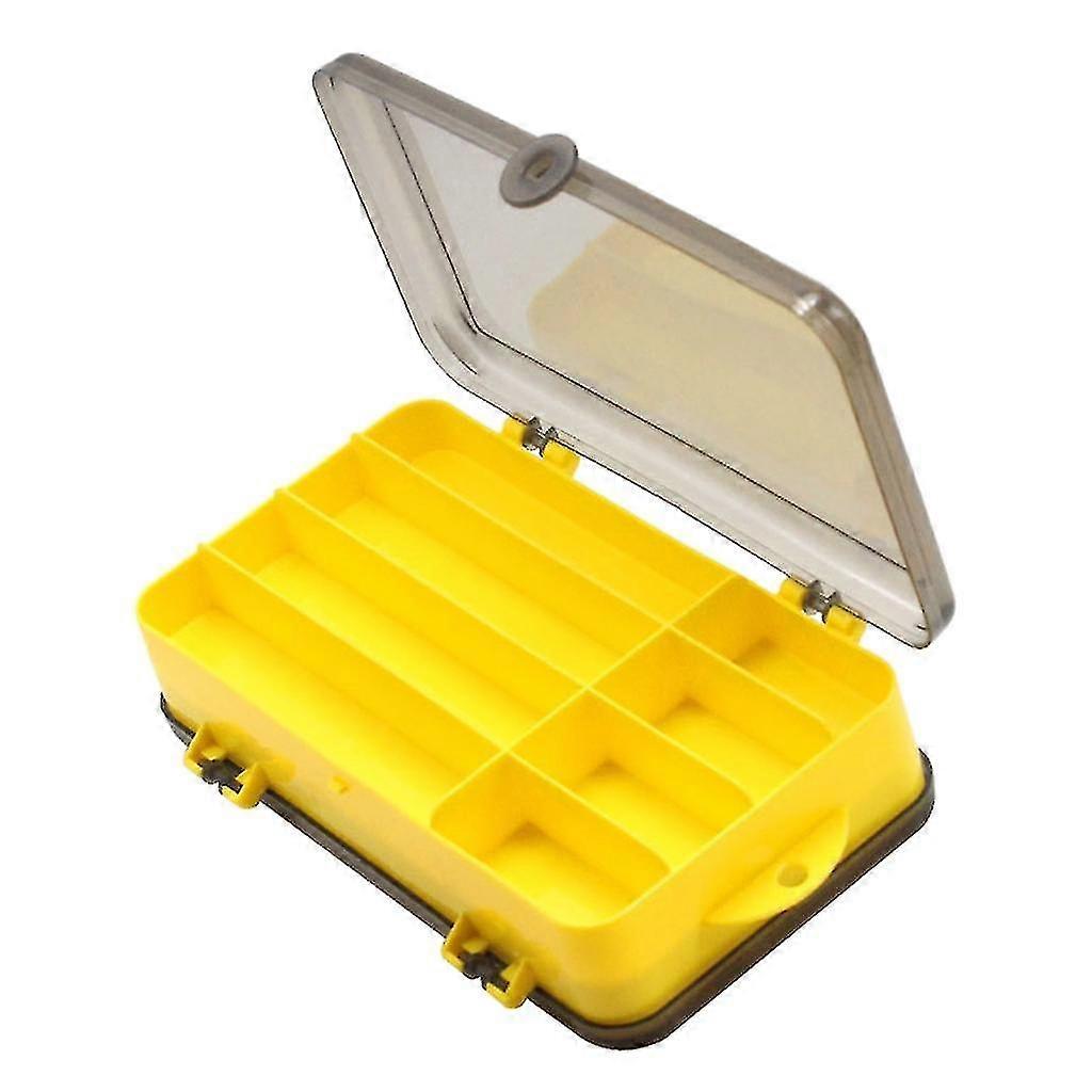 Fishing Tackle Box Lure Storage 13 Compartments Double Sided Open Strength