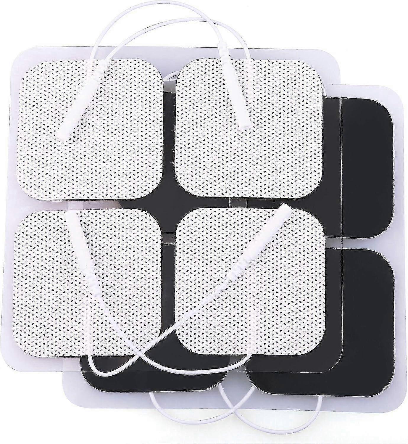 Electrode Pads, 20pcs, 2x2, Unit Replacement Pads For Electrotherapy, Ems Muscle Stimulation Machine, Reusable - JA