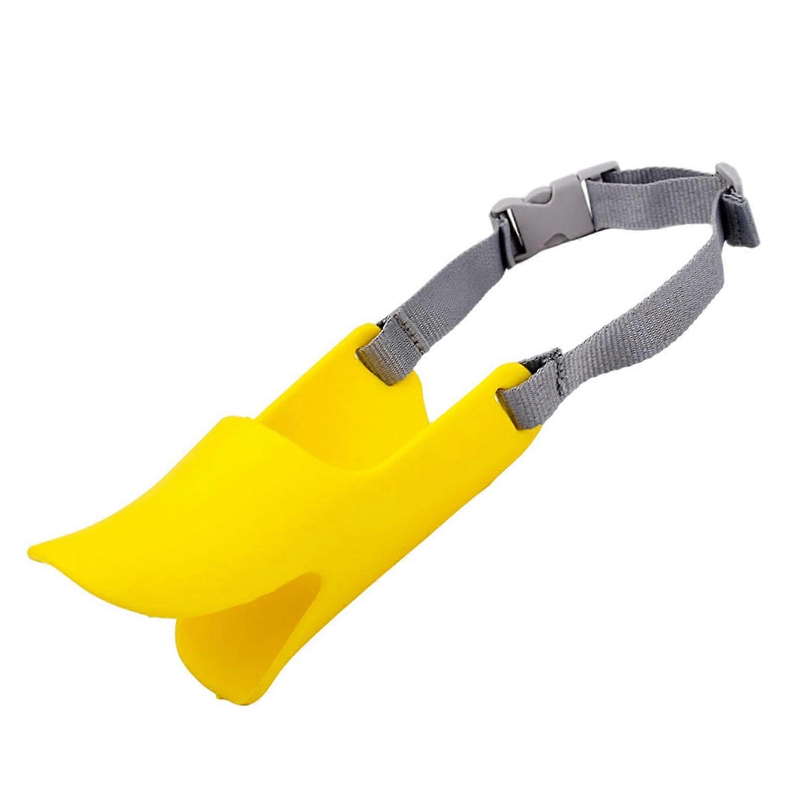 Dog Muzzle Multipurpose Breathable Comfortable Prevent Biting Chewing Barking Adjustable Pet Duckbill Mouth Cover