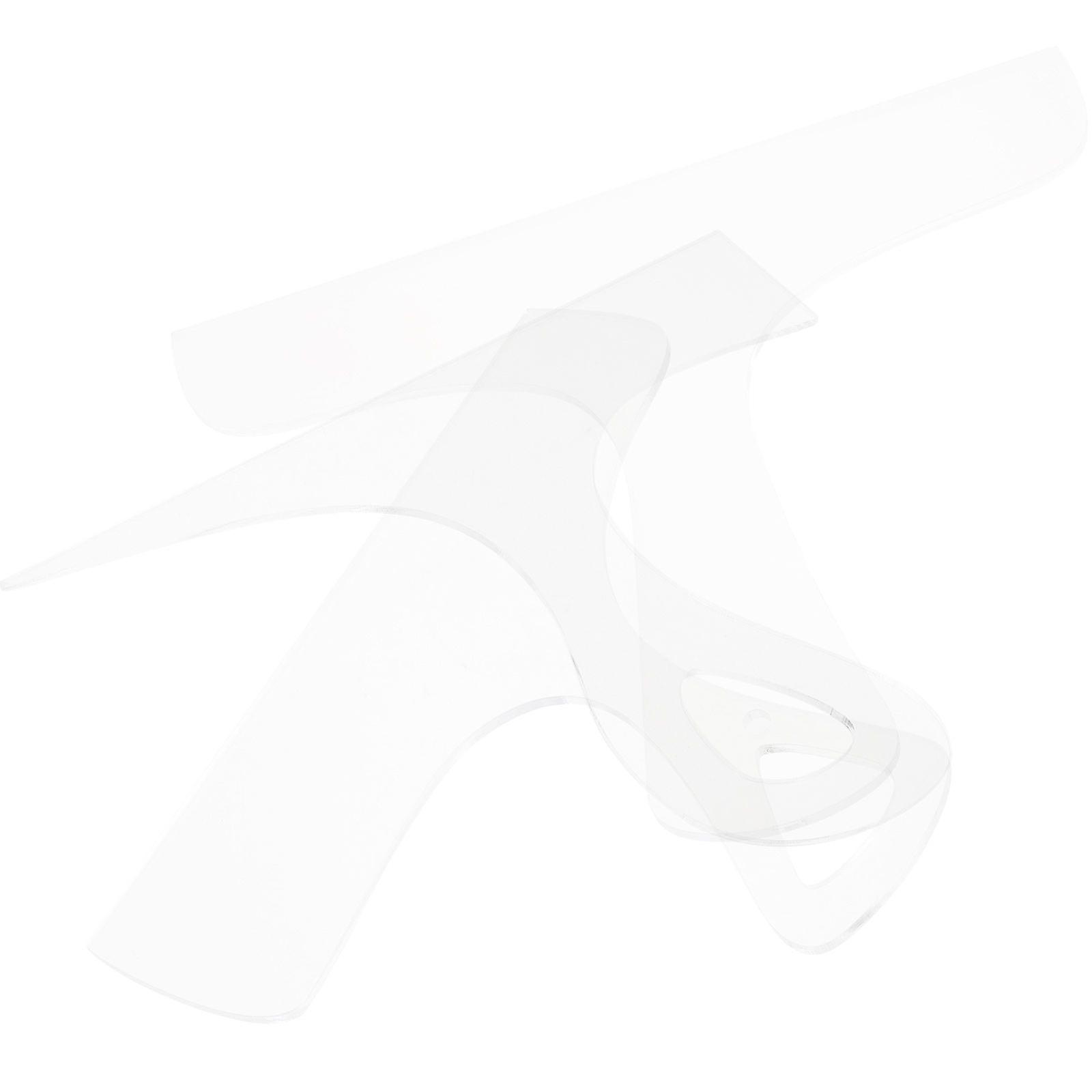 3pcs Reusable Handle Templates Chopping Handles Acrylic Handle Templates for Kitchen