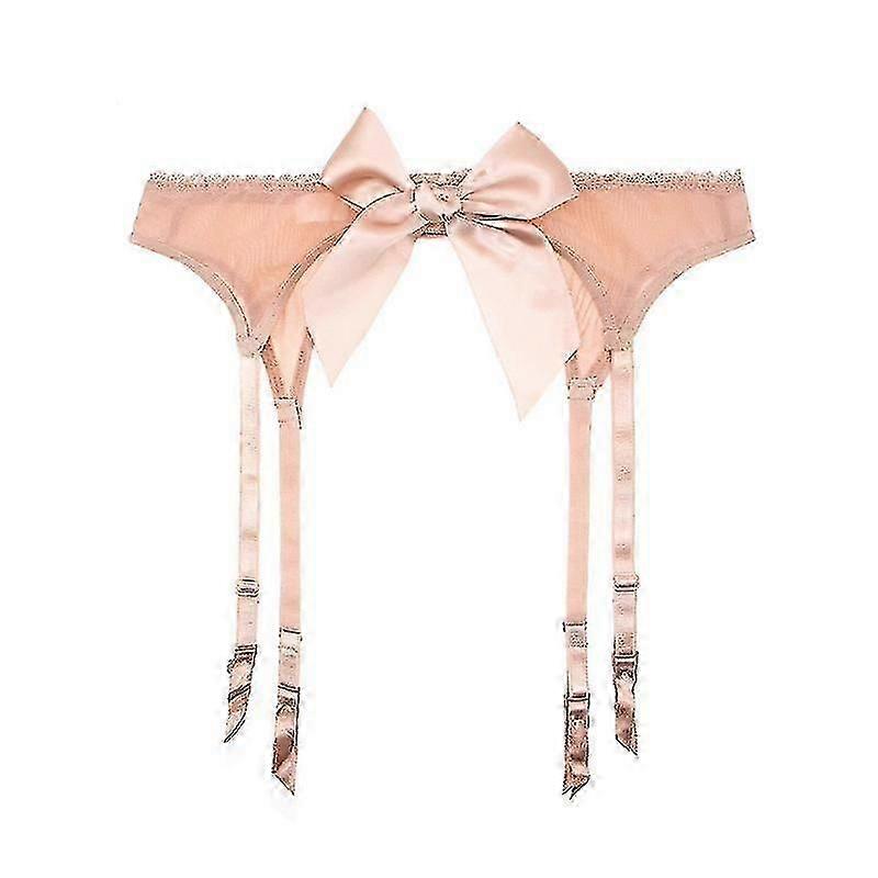 2pcs נשים תחרה חגורת גרטר חגורות מתלה חגורות לגרביים גבוהים בירך בגדית ידידותית לעור