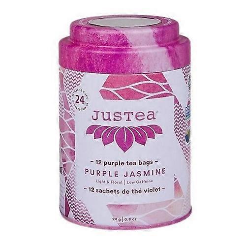 JusTea 紫茉莉金字塔紫茶，0.8 盎司 x 12 包（6 盒装）