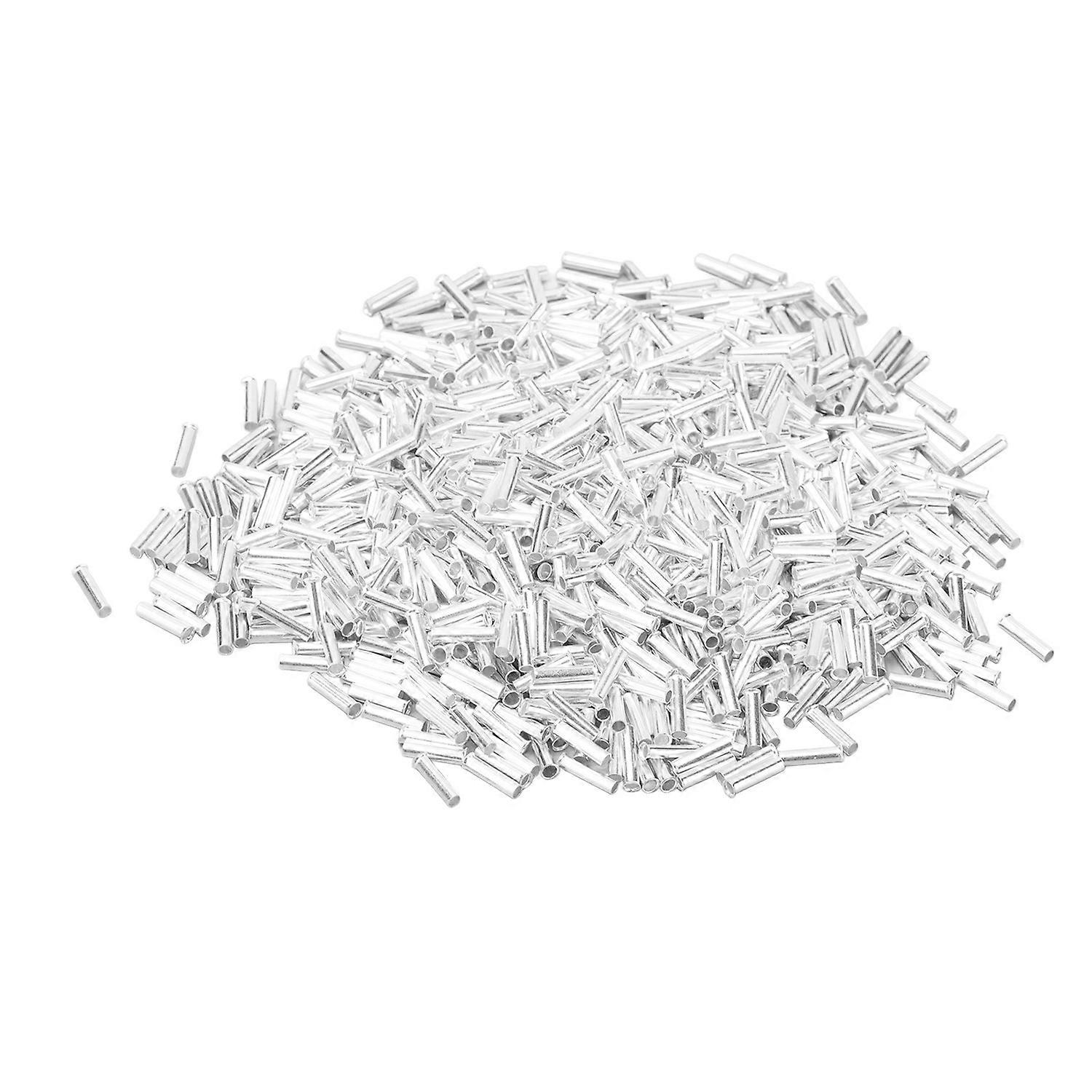 2000Pcs Ferrule 18AWG 8mm Tinned Copper Wire Terminal Cord End Accessory Set Kit EN1008
