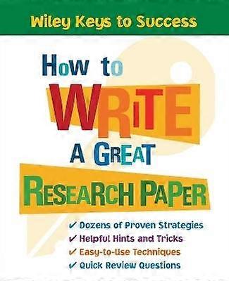 Comment rédiger un excellent document de recherche