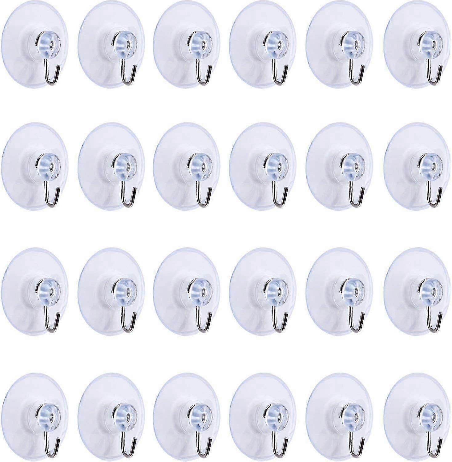 20Pcs Bathroom Kitchen Suction Cup Wall Hooks Hangers(45 mm)