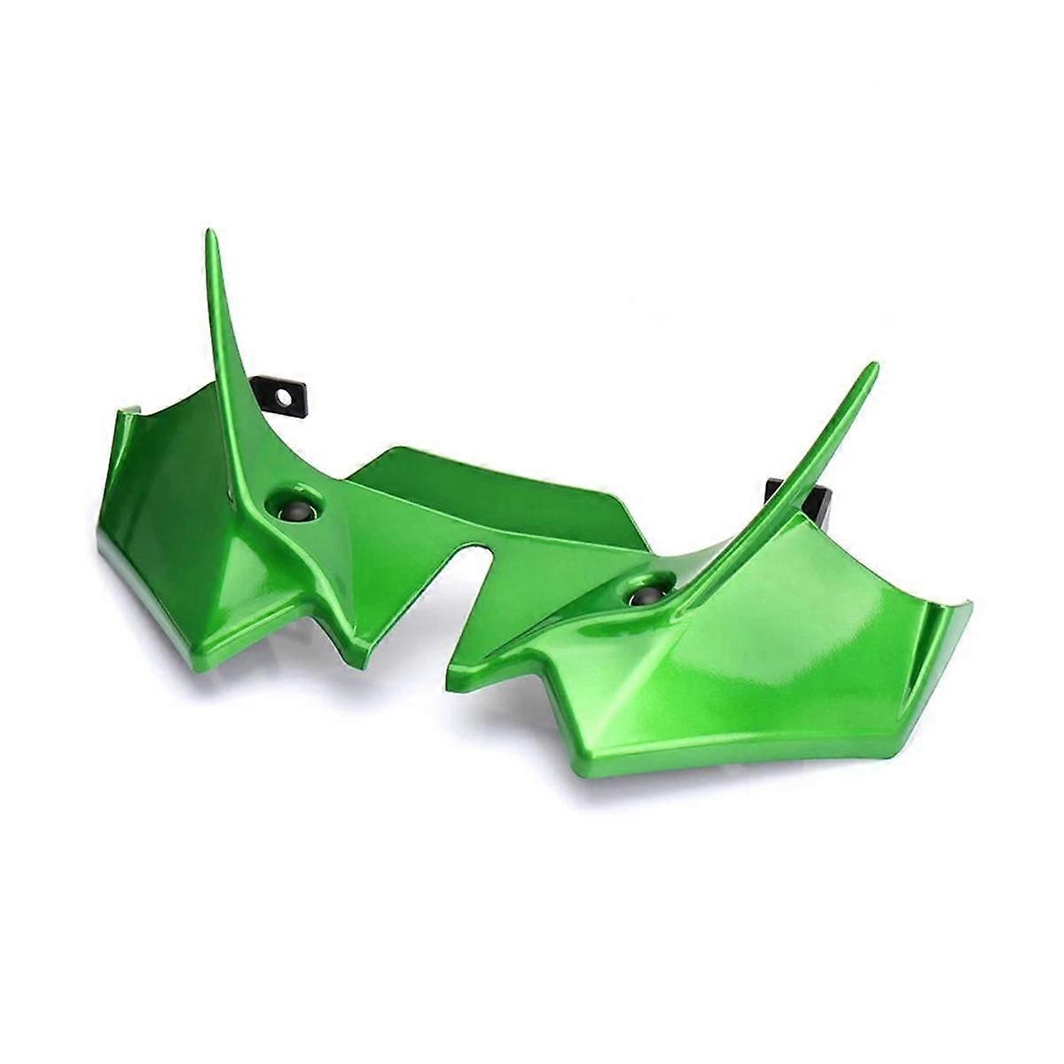 Motorcycle Sport Downforce Front Spoilers Aerodynamic Wing Deflector Kit for Z650 Z 650 2021-2024,A