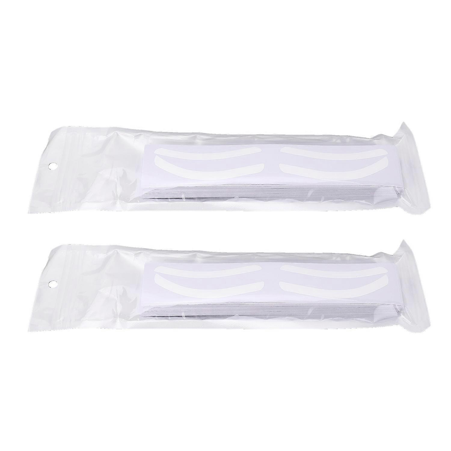 100 Sheet Brow Stencil Stickers Disposable Safe Hygienic Shaping Positioning Adhesive Eyebrow Templa