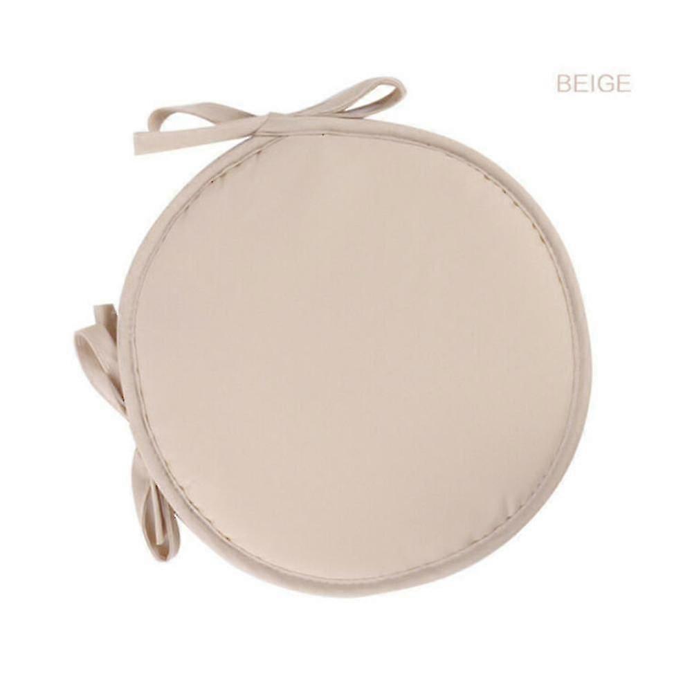 30/38 Cm Solid Color Soft Round Chair Seat Cushion Seat Pads With Straps Tie On Tw