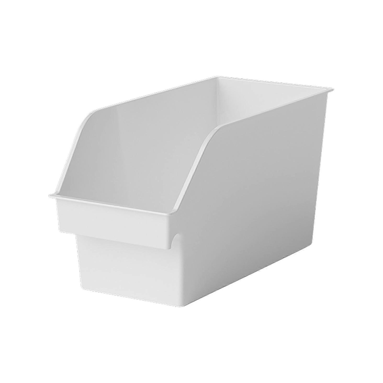 Household Cabinet Storage Basket Multi Functional Mouth Plastic Right Angle Desktop Sorting And Separating Miscellaneous Storage Box Storage Box