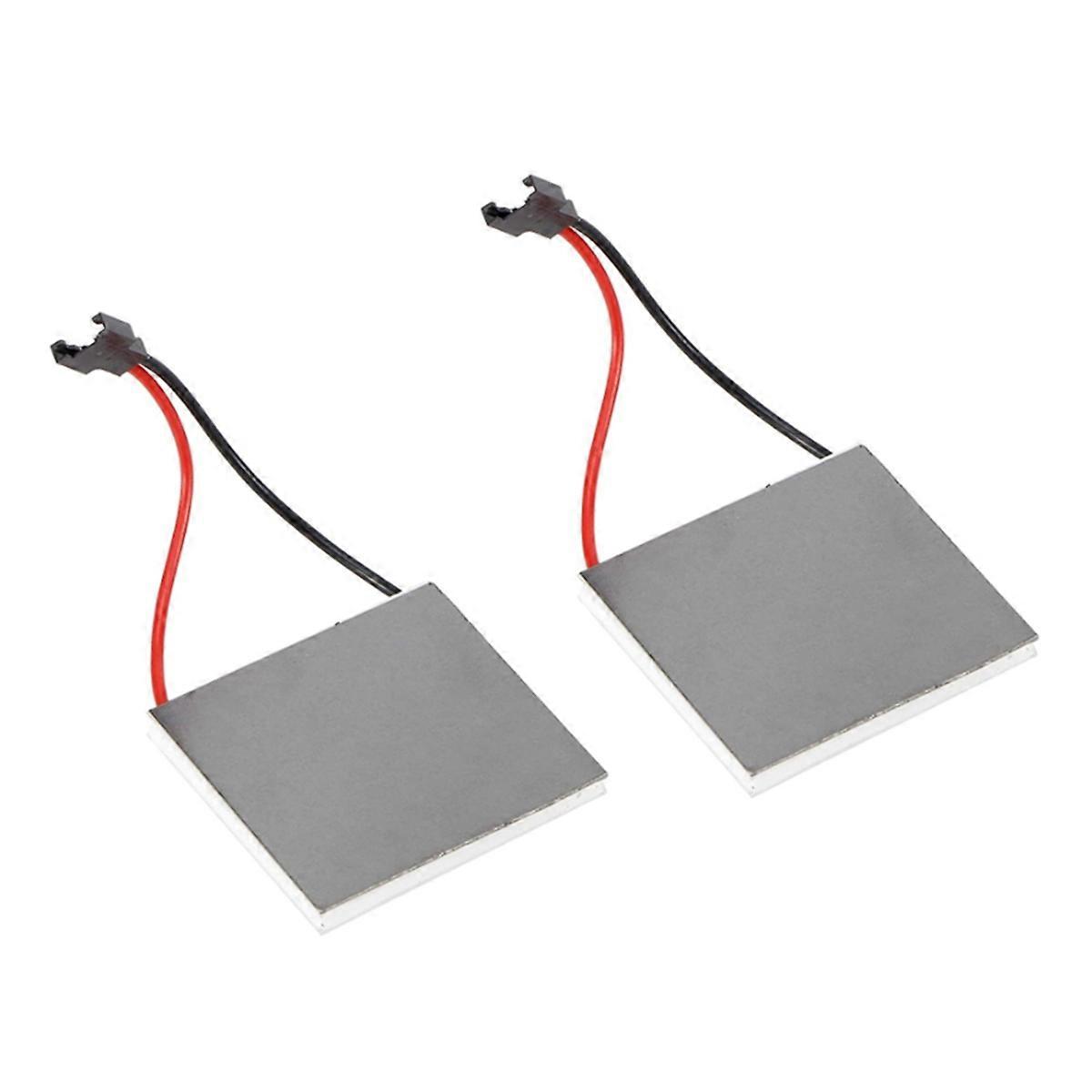 2Pcs Fireplace Fan Generator Sheet Fireplace Fan Motor Stove Oven Thermoelectric Electric Generator Motor Accessories