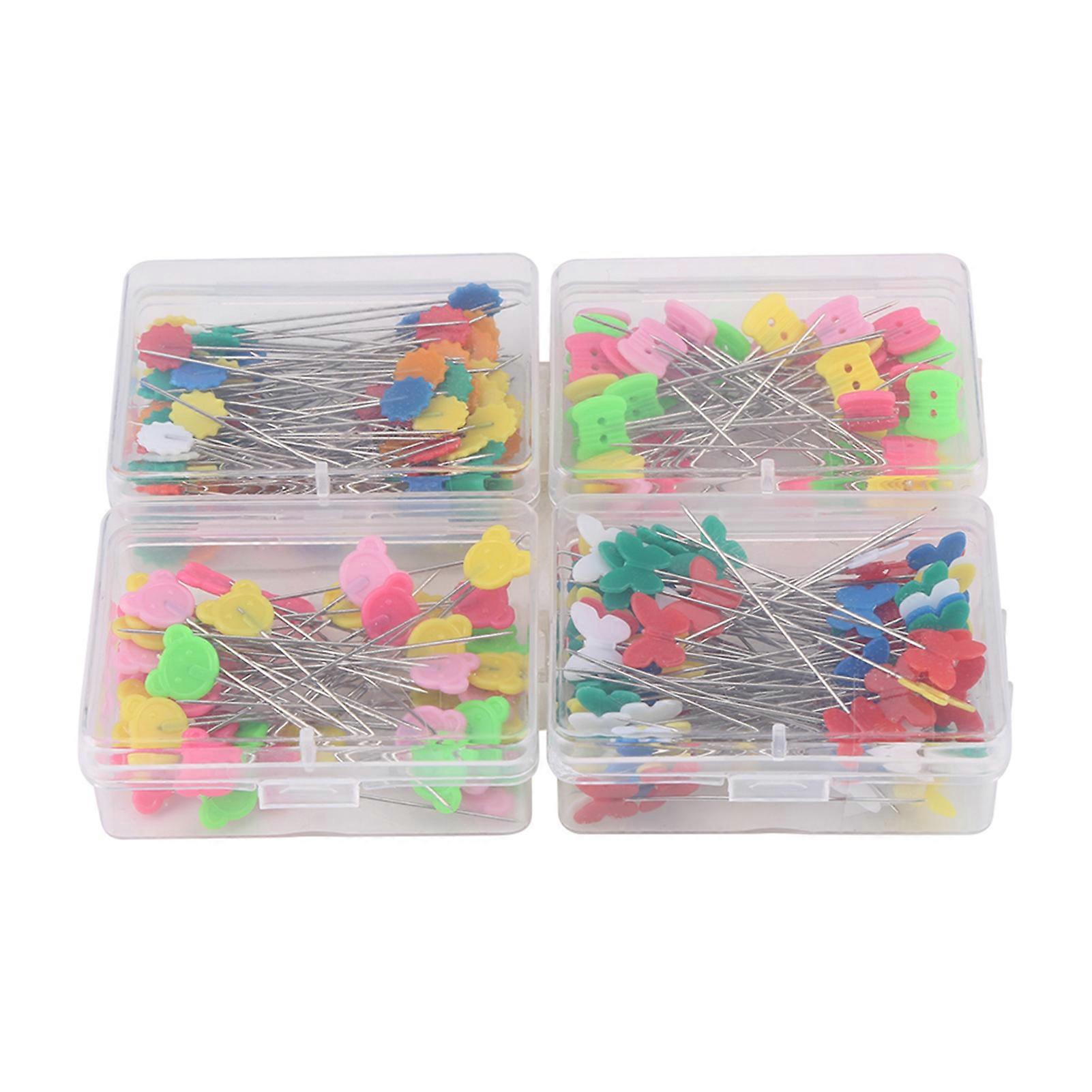 300pcs Flower Button Head Pins DIY Quilting Sewing Accessories