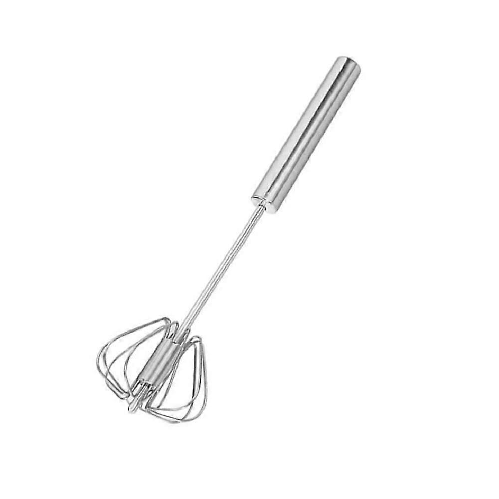 Stainless Steel Hand Push Semi-Automatic Whisk Blender for Efficient Food Mixing and Stirring, Ergonomic Design