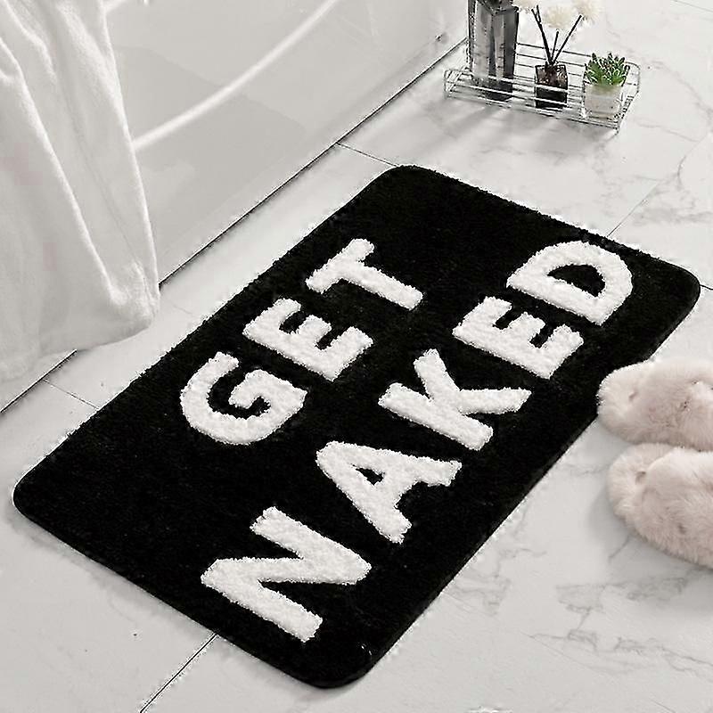 Get Naked Bath Mat Funny Bathroom Rugs