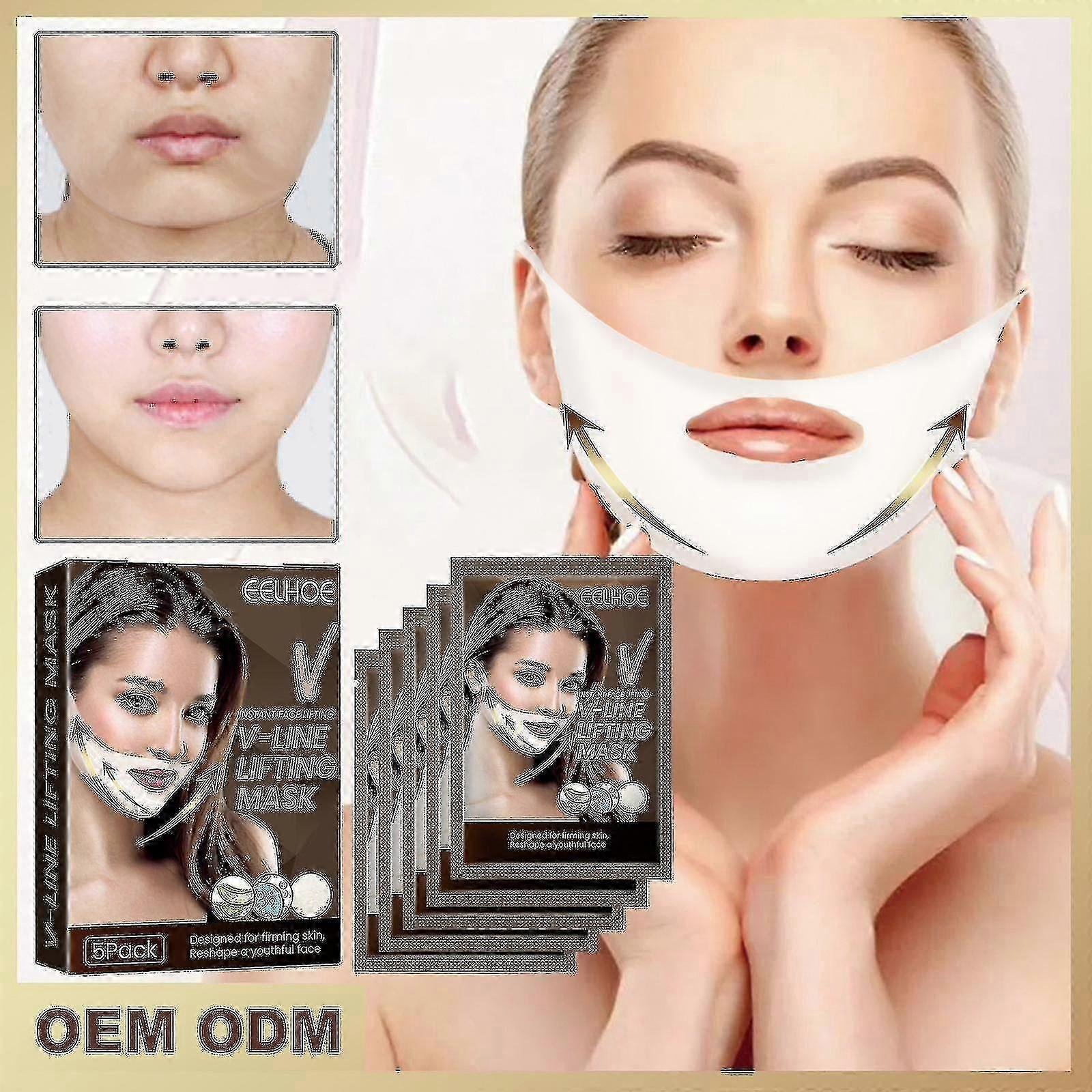 1/5 Pack V-line Face Lifting Mask Face Firming & Lifting Mask For Small V-face