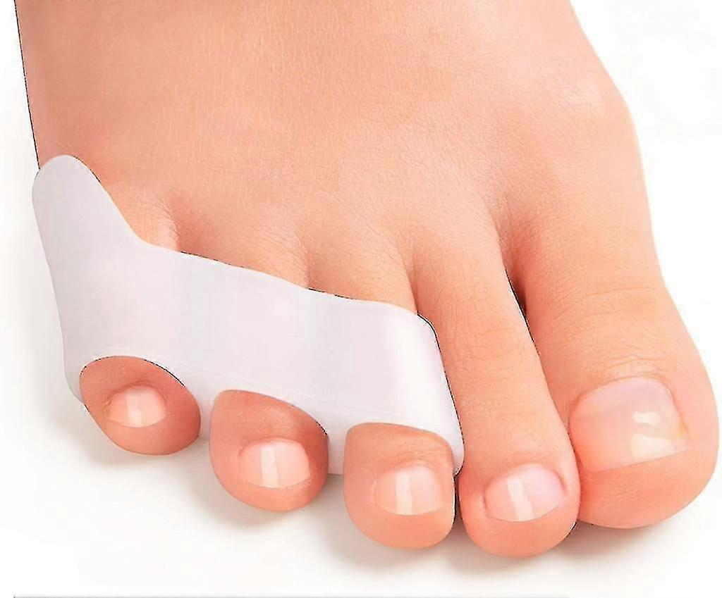 Toe Spreader Small Toe, 4pcs Silicone Toe Spacer For Overlapping Toes