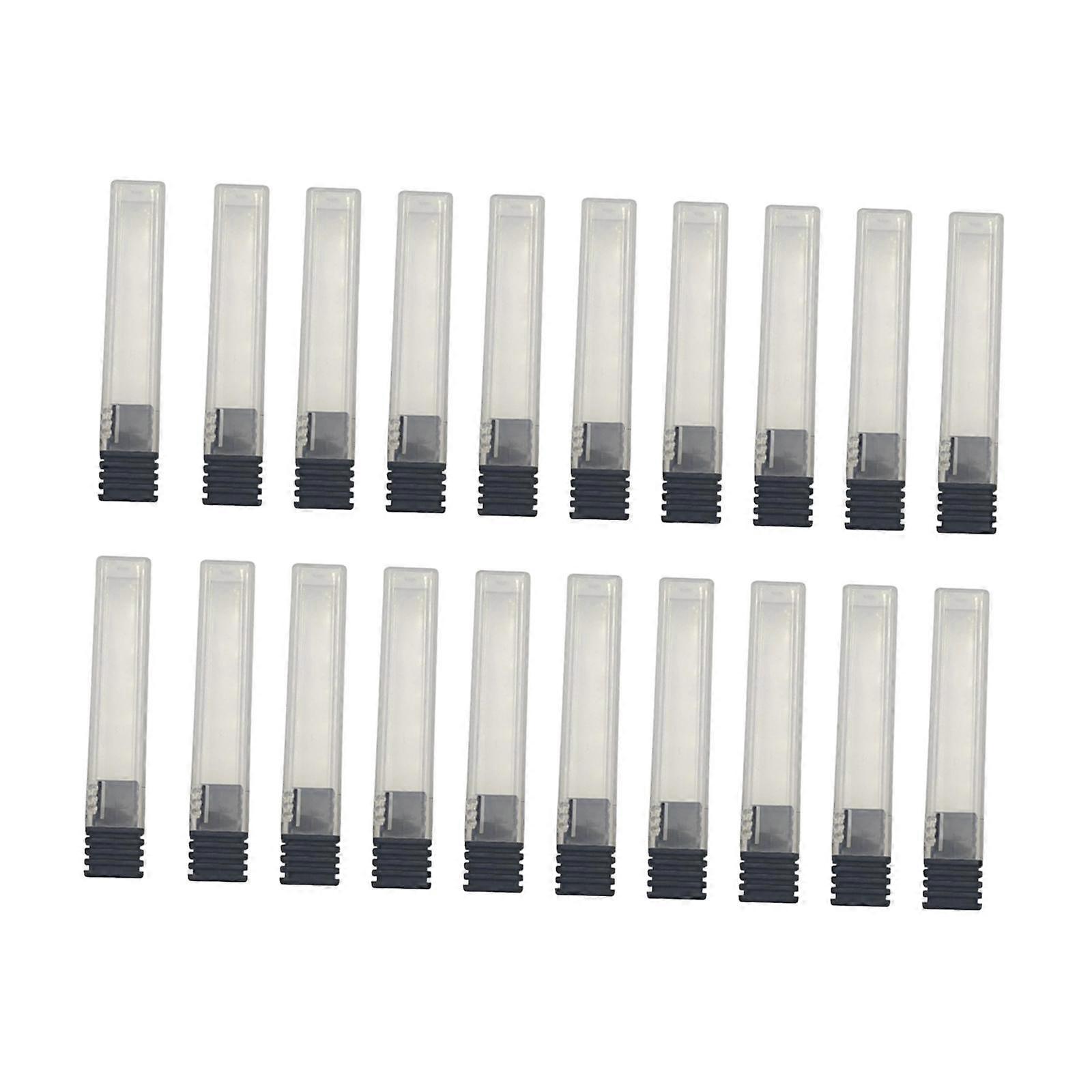 20 Pieces Drill Bit Case Drill Bit Container Compact Empty Protection Portable