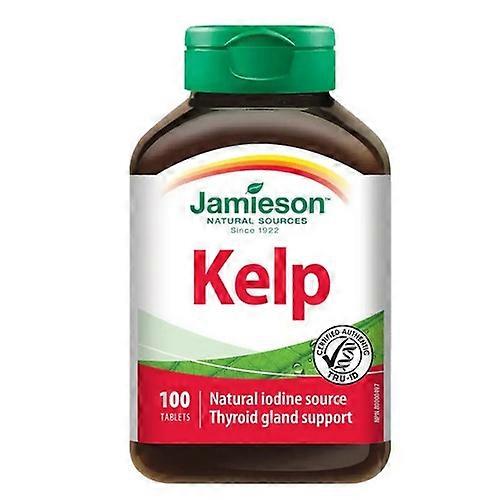 Jamieson Vitamins Kelp, 100 Tablets (Pack of 2)