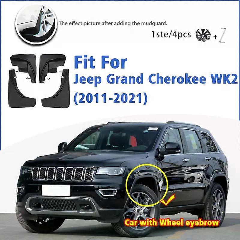unique Mudguard For  Jeep Grand Cherokee WK2 2011-2021 Front Rear  Mudflaps Mudguards Car Accessories Auto Styline Splash Guard Fender