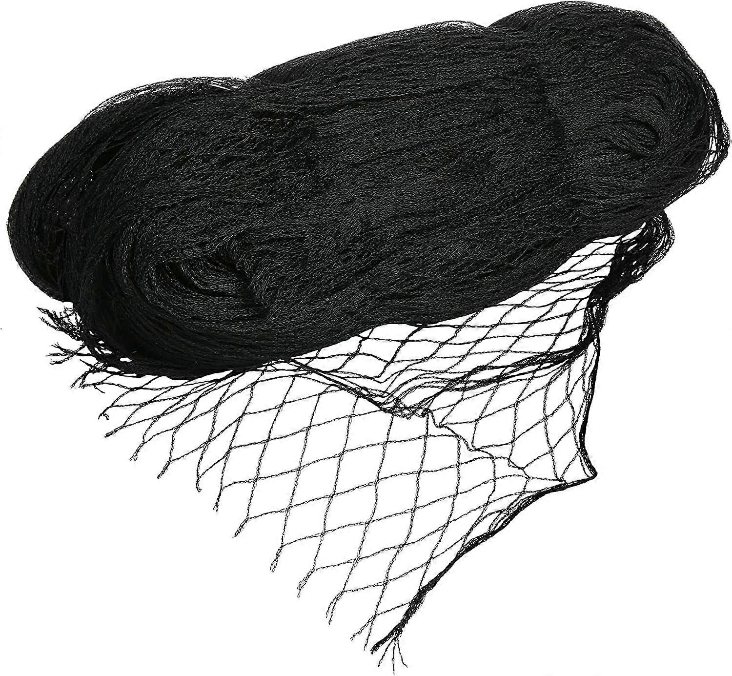 VIIRKUJA 2 Pack 10 m (18 x 18 mm) Fine Mesh Pond Net, Color: Black, Protection Against Birds, Leaves, Birds