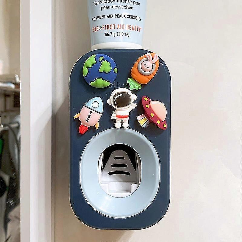 Automatic Toothpaste Squeezer Cartoon Automatic Toothpaste Holder (spaceman 1)