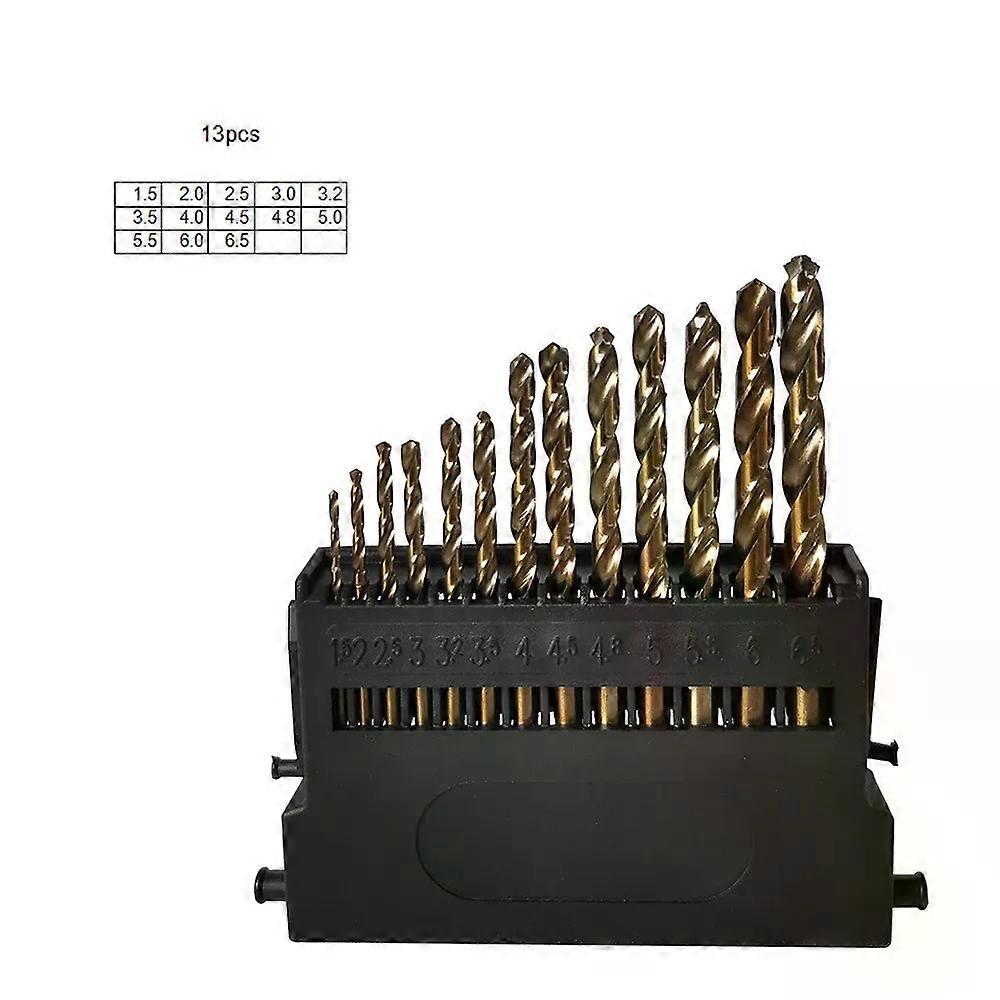 Allsome M42 Hss Twist Drill Bit Set 3 Edge Head 8% High Cobalt Drill Bit för rostfritt stål trämetallborrning