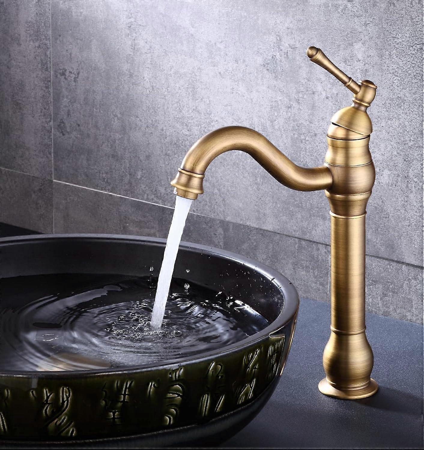Solid Brass European-Style Single-Handle Bathroom Faucet