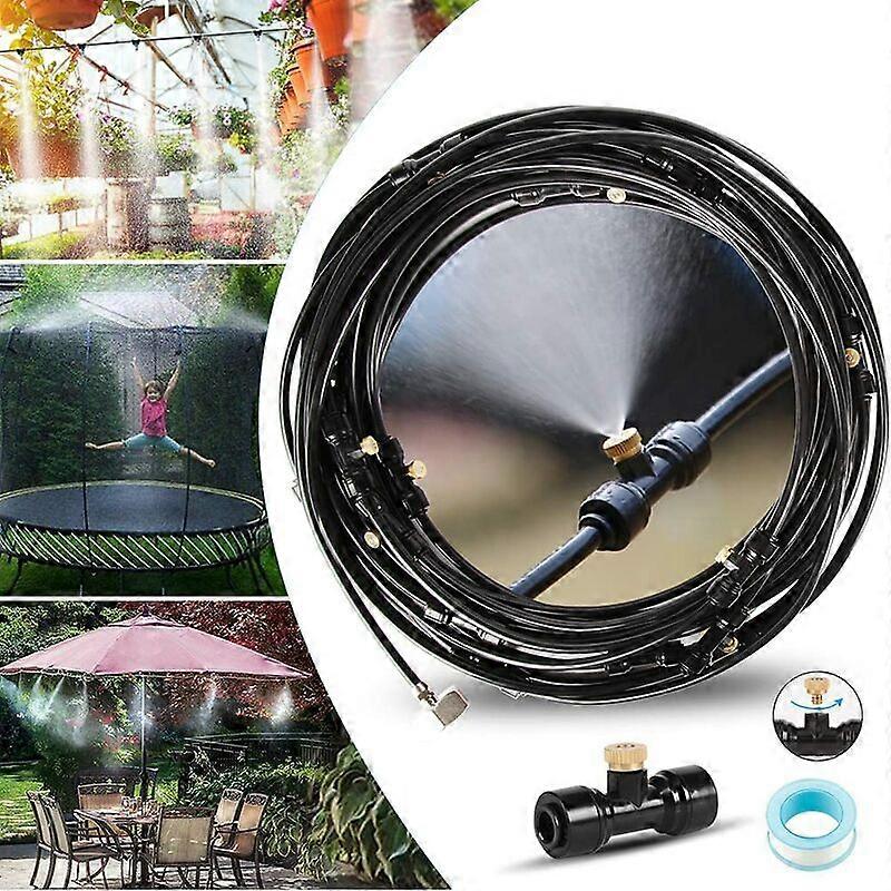 UV-Resistant Misting System, Pre-Assembled Patio Cooling Kit