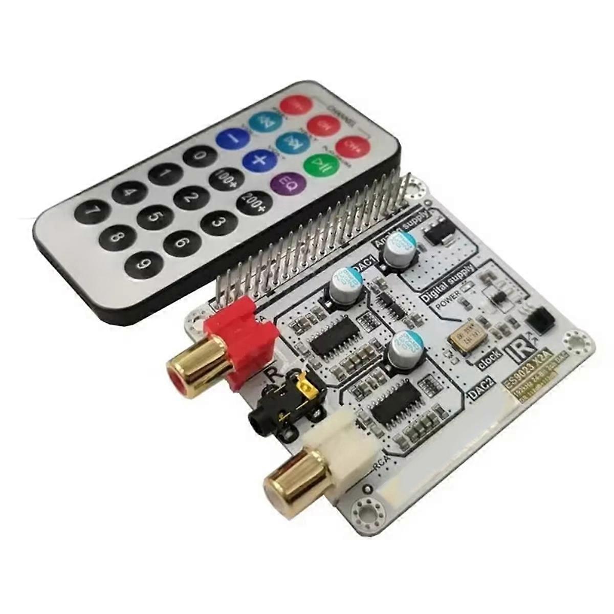 Volumio Moode for 4B Dual ES9023 Decode I2S HIFI Network Digital Audio Player Sound Card 3B+2B