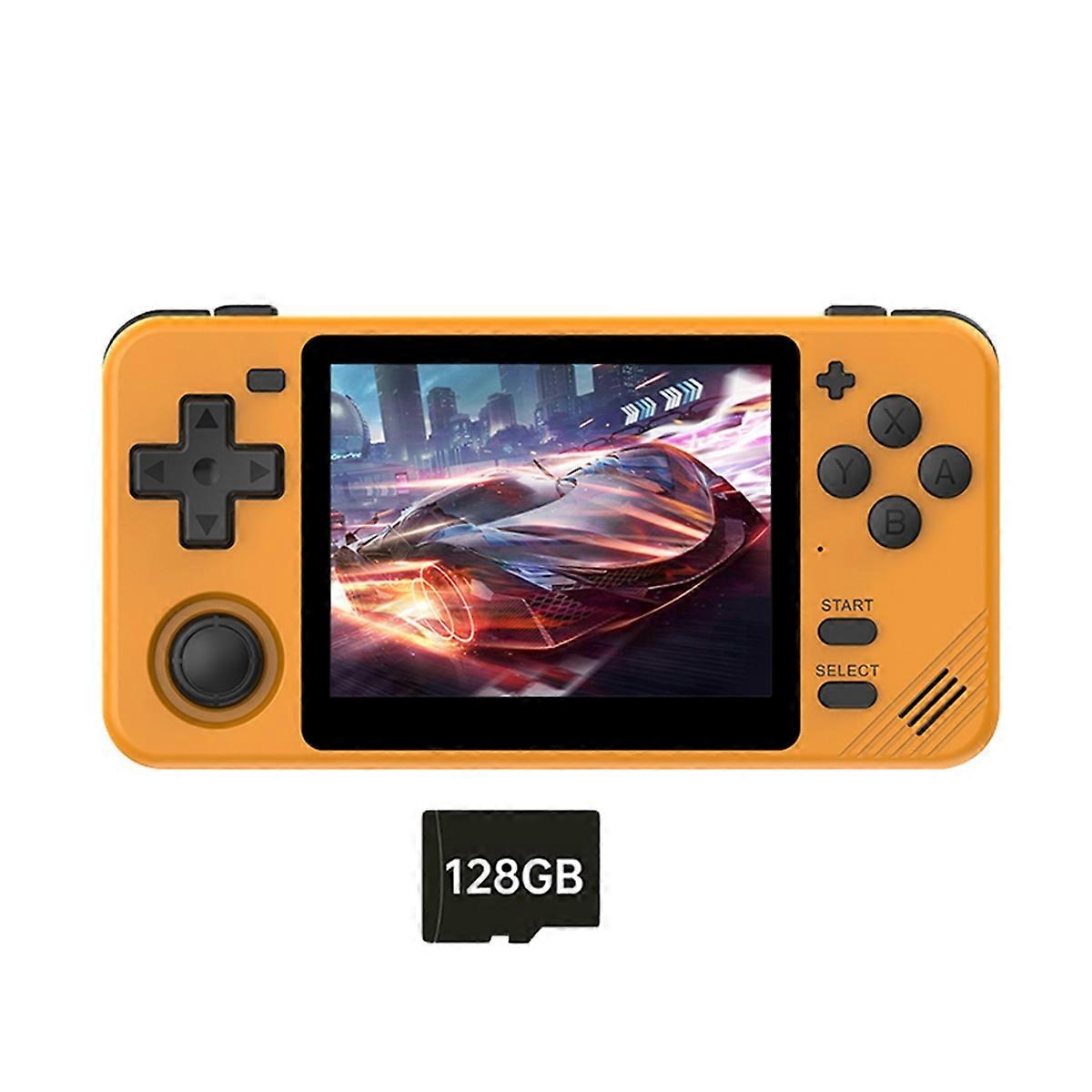 RGB10X Handheld Game Console 3.5 Inch IPS Screen 128GB Open Source for PSP Simulator Video Game Con
